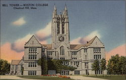 Bell Tower - Boston College Postcard