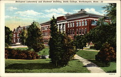 Biological Laboratory and Students' Building, Smith College Postcard