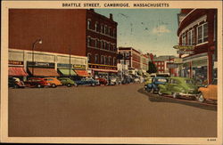 Brattle Street View Postcard