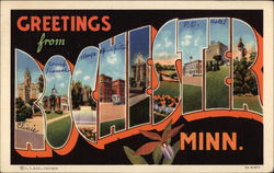 Greetings from Rochester Postcard