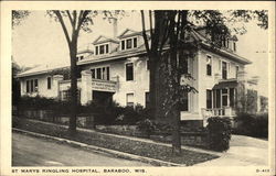 St. Mary's Ringling Hospital Baraboo, WI Postcard Postcard