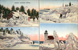 Scenic Winter Vistas Postcard