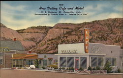 The New Valley Cafe and Motel Postcard