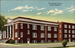 First Baptist Church Postcard