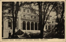 University of Wisconsin - Memorial Union Madison, WI Postcard Postcard