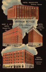 Hutson Hotels Kansas Postcard Postcard