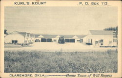 Kurl's Kourt Postcard