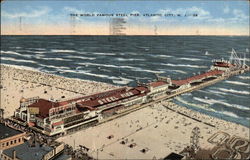 The World Famous Steel Pier Postcard