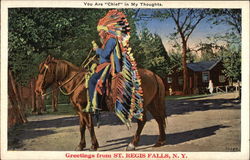 You Are "Chief" in My Thoughts Postcard