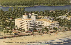 Lauderdale Beach Hotel Postcard