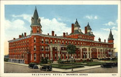 Oglethorpe Hotel Brunswick, GA Postcard Postcard