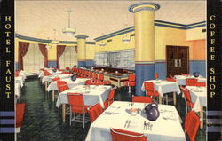 Hotel Faust - Coffee Shop Rockford, IL Postcard Postcard
