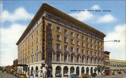 Hotel Oliver South Bend, IN Postcard Postcard