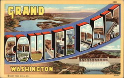 Grand Coulee Dam Washington Postcard Postcard