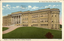 Central High School Pueblo, CO Postcard Postcard