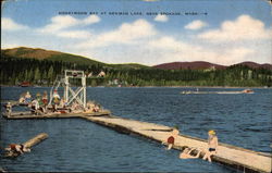 Honeymoon Bay at Newman Lake Spokane, WA Postcard 