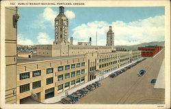 Public Market Building Postcard
