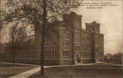 Baker University - Gymnasium Postcard