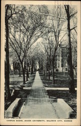 Baker University - Campus Scene Postcard