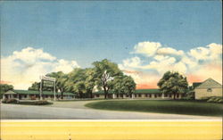 Evergreen Motor Court Postcard