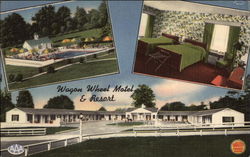 Wagon Wheel Motel & Resort Alexandria, VA Postcard Postcard