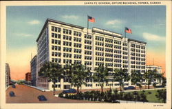 Santa Fe General Office Building Topeka, KS Postcard Postcard