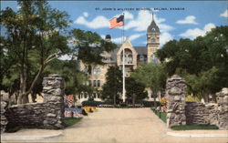 St. John's Military School Salina, KS Postcard Postcard