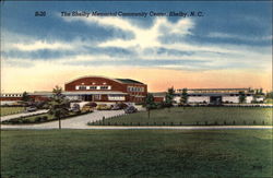 The Shelby Memorial Community Center North Carolina Postcard Postcard