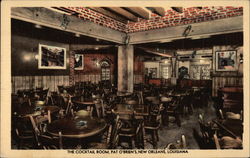 The cocktail room, Pat O'Brien's Postcard