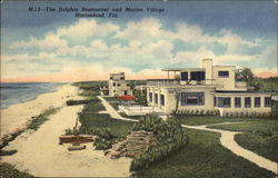 The Dolphin Restaurant and Marine Village Marineland, FL Postcard Postcard