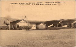 Panamint Springs Motor Inn California Postcard Postcard