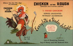 Chicken in the Rough Postcard