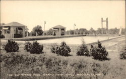The Swimming Pool, Grand View Hotel Postcard