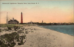 Shinnecock Lighthouse at Hampton Bays Postcard