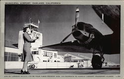 Municipal Airport Postcard