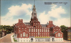 Providence County Court House Postcard
