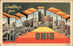 Greetings from Hamilton, Ohio Postcard