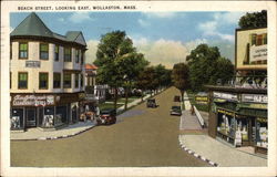 Beach Street Looking East Postcard