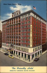 Hotel Essex Boston, MA Postcard Postcard