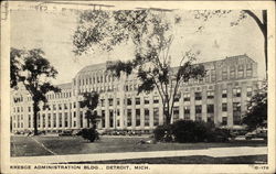 View of Kresge Administration Building Postcard