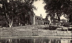 View from the swimming pool at High Mowing School Wilton, NH Postcard Postcard