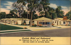 Carlisle Motel and Restaurant Holly Hill, FL Postcard Postcard