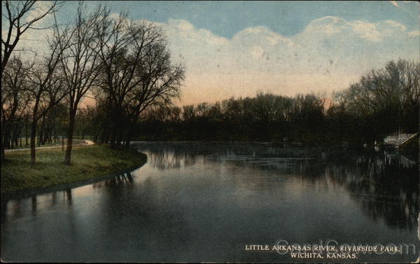 Little Arkansas River, Riverside Park Wichita