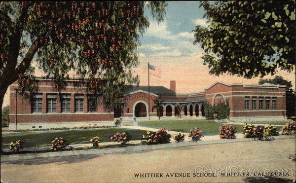 Whittier Avenue School California