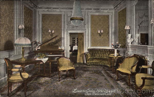 Louis XVI Salon Hotel Stewart San Francisco California