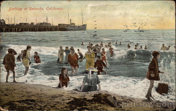 Bathing at Redondo Redondo Beach California
