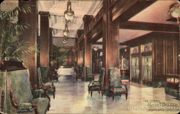 The Lobby Hotel Benson Portland Oregon