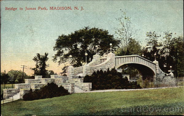 Bridge in James Park Madison New Jersey