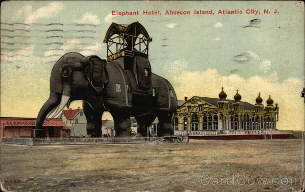Elephant Hotel, Absecon Island Atlantic City New Jersey