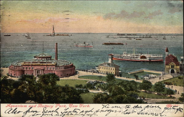 Aquarium and Battery Park New York